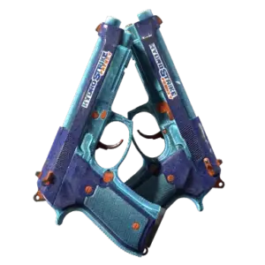 Dual Berettas | Hydro Strike (Battle-Scarred)