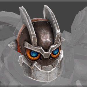 Inscribed Head of the Iron Clock Knight