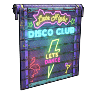 Dance Club Garage Door