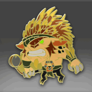 Genuine Pin: Bristleback
