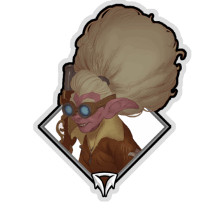 Glitter Crownfall Sticker - Beadie