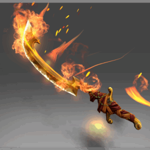Inscribed Blade of the Wandering Flame