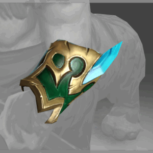 Inscribed Bracers of the Azurite Warden