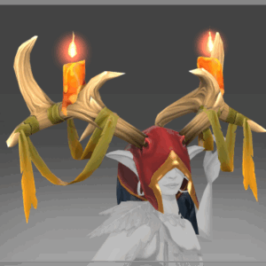 Inscribed Darkwood Witness Head