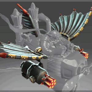 Inscribed Sky-High Warship Wings
