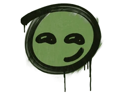 Sealed Graffiti | Smirk (Battle Green)