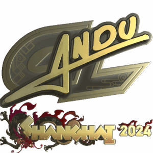Sticker | aNdu (Gold) | Shanghai 2024