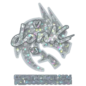 Sticker | donk (Glitter) | Copenhagen 2024