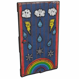 Weather Wood Door