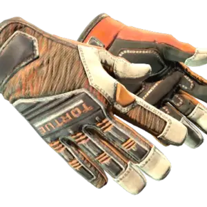 ★ Specialist Gloves | Tiger Strike (Well-Worn)