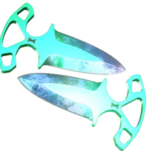 ★ StatTrak™ Shadow Daggers | Gamma Doppler Phase 1 (Factory New)