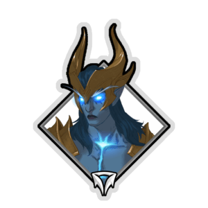 Gold Crownfall Sticker - Dragonus