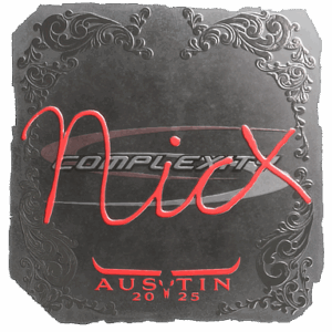 Sticker | nicx (Foil) | Austin 2025
