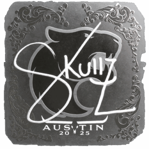 Sticker | skullz (Foil) | Austin 2025