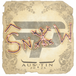 Sticker | snow | Austin 2025