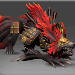 Autographed Requiem for Red Wolf Clan Wolf Form