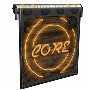 Neon Core Garage Door