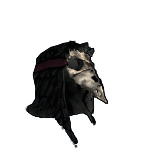 Raven Deer Skull Mask