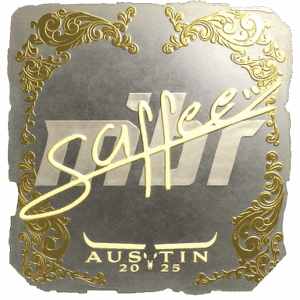 Sticker | saffee (Gold) | Austin 2025