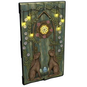 Wooden Rabbit Door