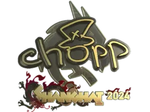Sticker | chopper (Gold) | Shanghai 2024