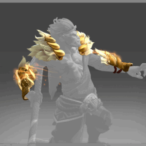 Autographed Pauldrons of the Demon Trickster