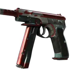 CZ75-Auto | Red Astor (Well-Worn)