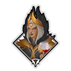 Gold Crownfall Sticker - Imperia