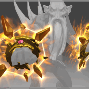 Inscribed Golden Bracers of Forlorn Precipice