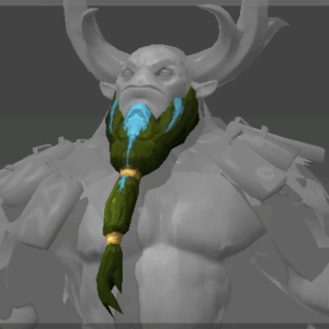 Inscribed Modestly Braided Beard