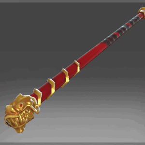 Inscribed Staff of the Infinite Waves