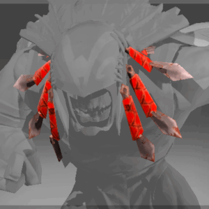 Inscribed Tribal Terror Dreadlocks