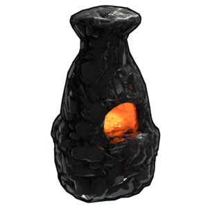 Polished Obsidian Furnace