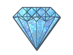 Sticker | Blue Gem (Glitter)
