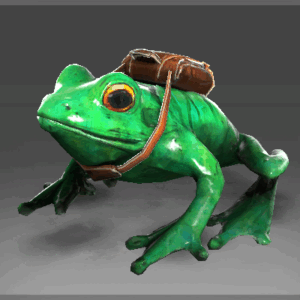Unusual Skip the Delivery Frog