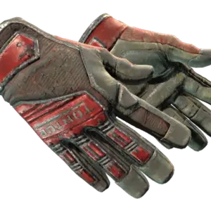 ★ Specialist Gloves | Crimson Web (Battle-Scarred)