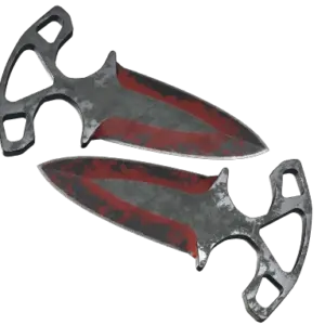 ★ StatTrak™ Shadow Daggers | Crimson Web (Battle-Scarred)