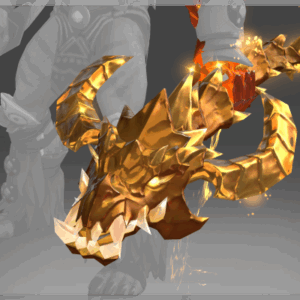 Autographed Golden Draca Maw