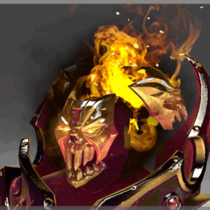 Autographed Golden Mantle of Grim Facade