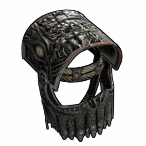 Black Alligator Helmet
