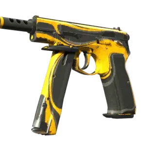 CZ75-Auto | Yellow Jacket (Battle-Scarred)