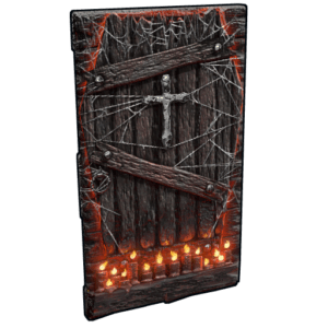 Coffin Wooden Door