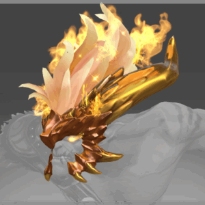 Inscribed Golden Draca Mane