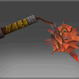 Inscribed Heavy Barbed Morning Star