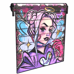 Lovers’ Arrow Garage Door