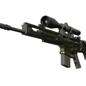 SCAR-20 | Green Marine (Battle-Scarred)