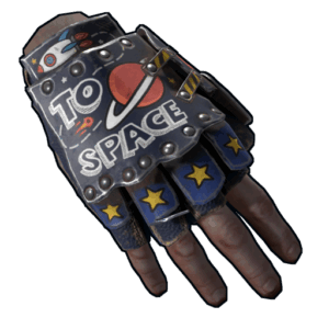 Space Raider Roadsign Gloves