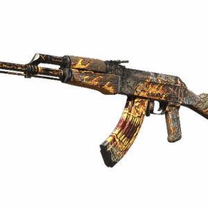 StatTrak™ AK-47 | Searing Rage (Well-Worn)
