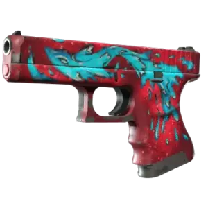 StatTrak™ Glock-18 | Water Elemental (Well-Worn)