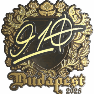 Sticker | 910 (Gold) | Budapest 2025